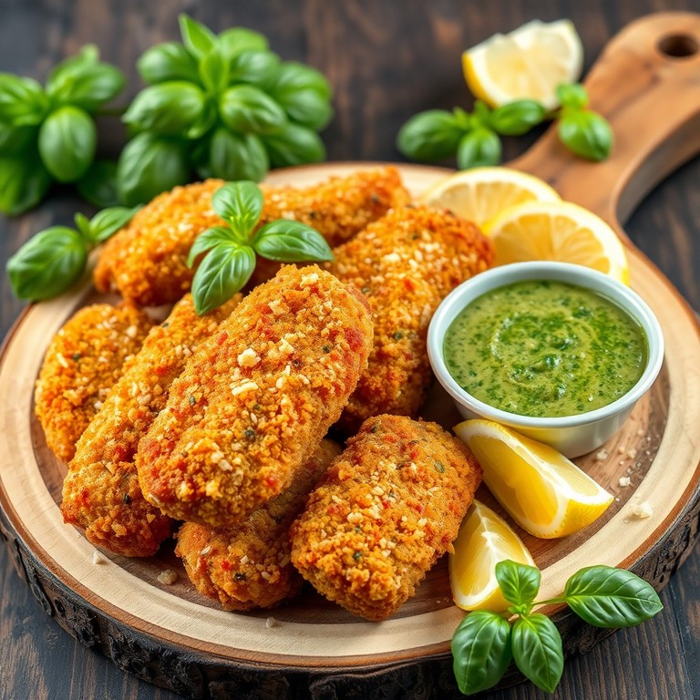 Parmesan Herb Chicken Fingers