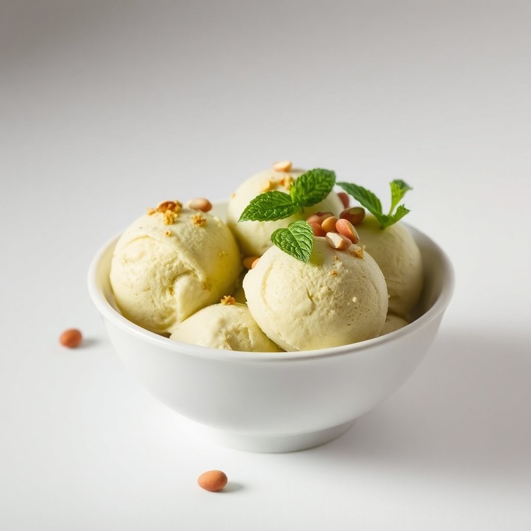 Italienisches Pistazieneis mit Mascarpone