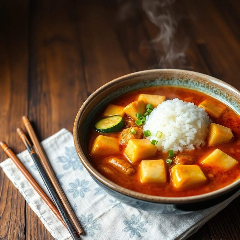 Doenjang Jjigae with Chili Bean Paste