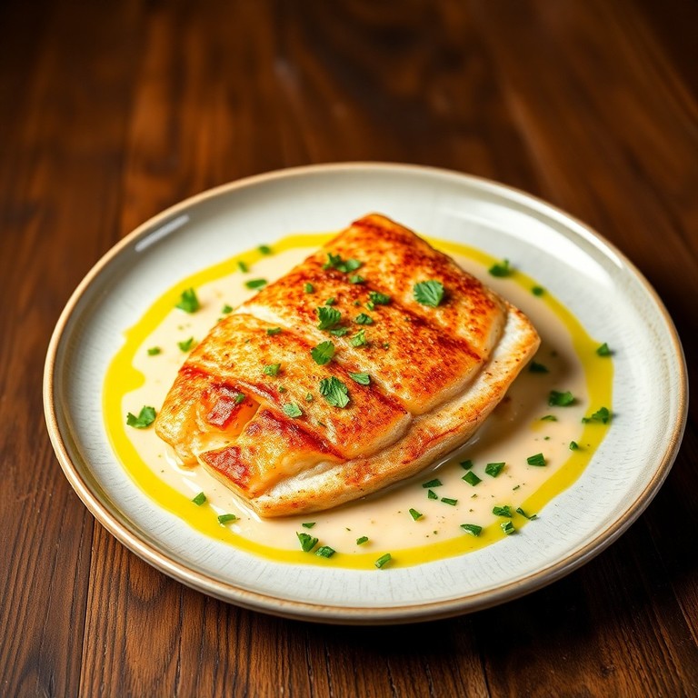 Tilápia ao Creme de Batata Apimentado