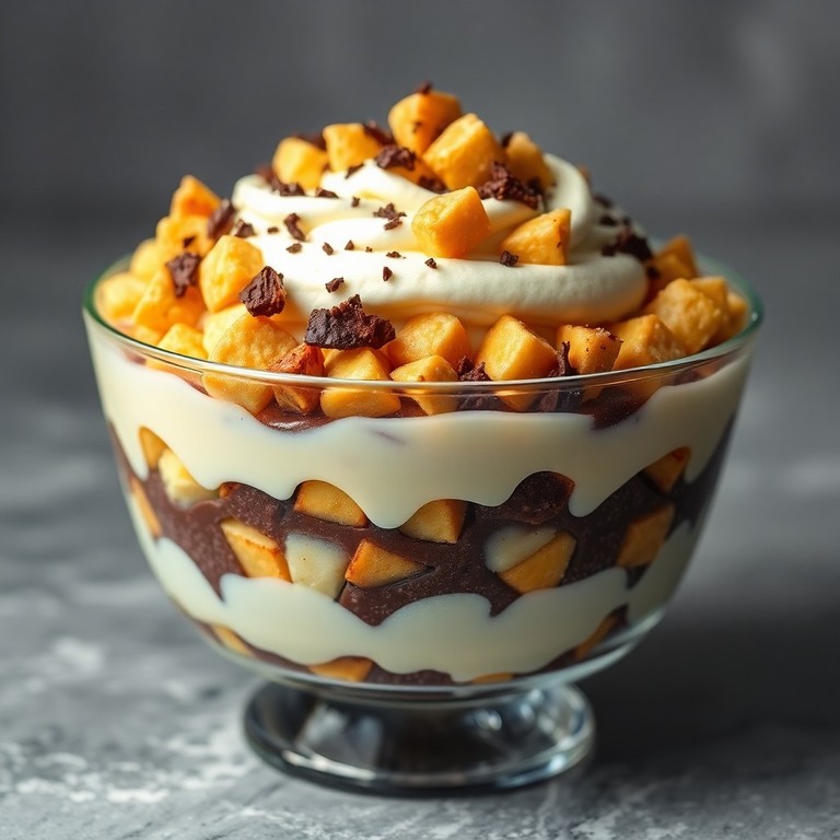 Pavê Econômico de Bombom com Champagne Simples