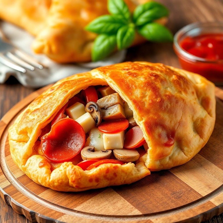 Calzones Rellenos estilo Pizza en la Air Fryer