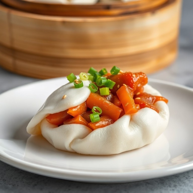 Bao de Chorizo Caramelizado con Toque Asiático