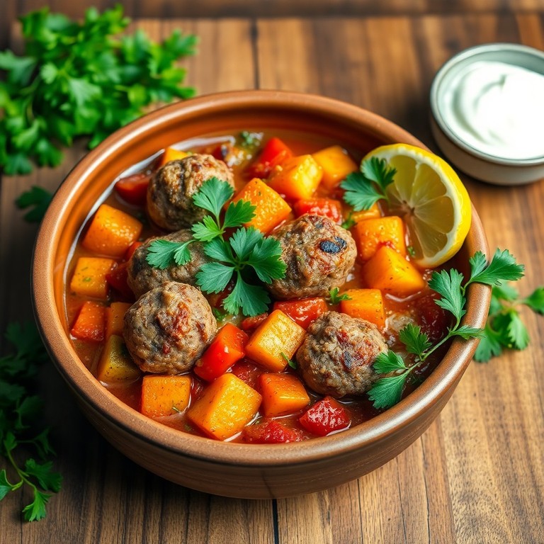 Mediterranean Lamb Kofta Stew