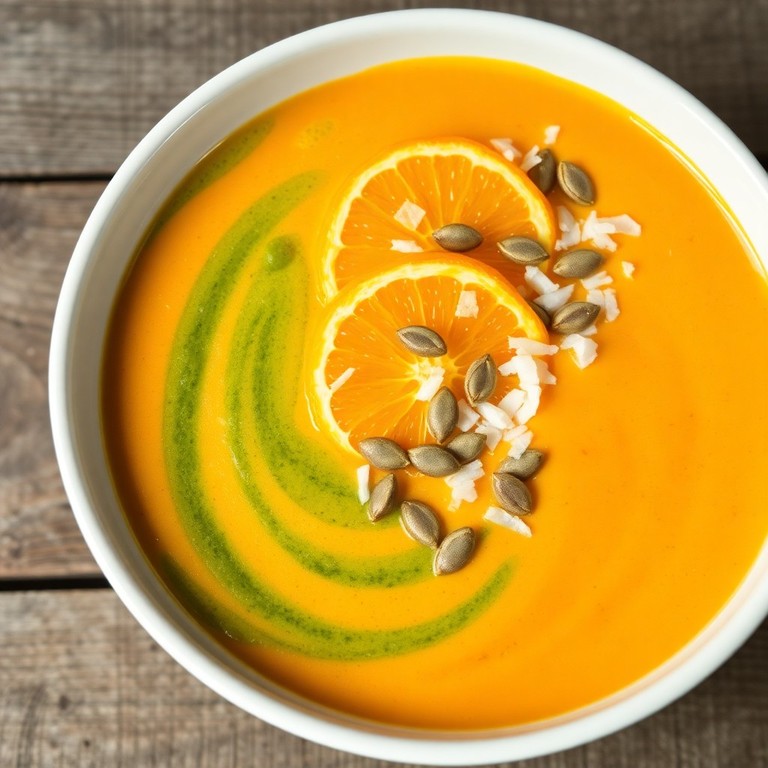 Orange & Spinach Power Smoothie Bowl