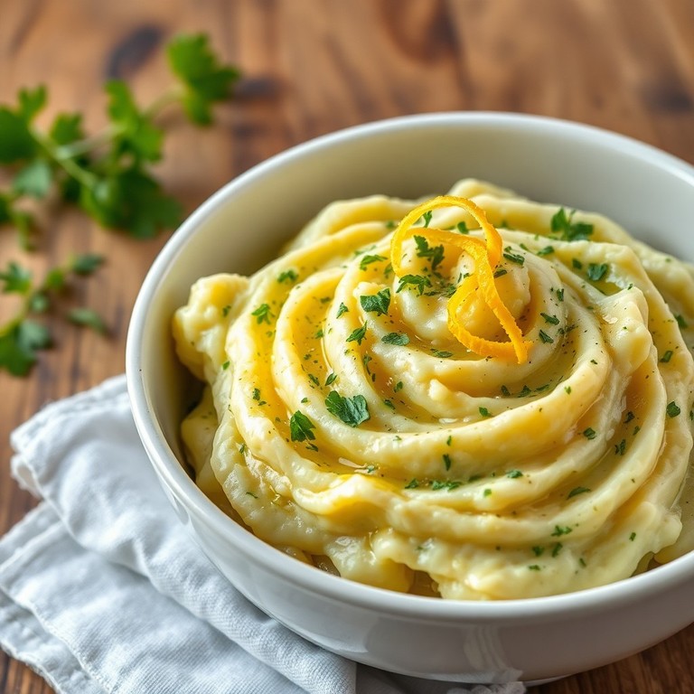 Lemon Herb Mediterranean Mashed Potatoes