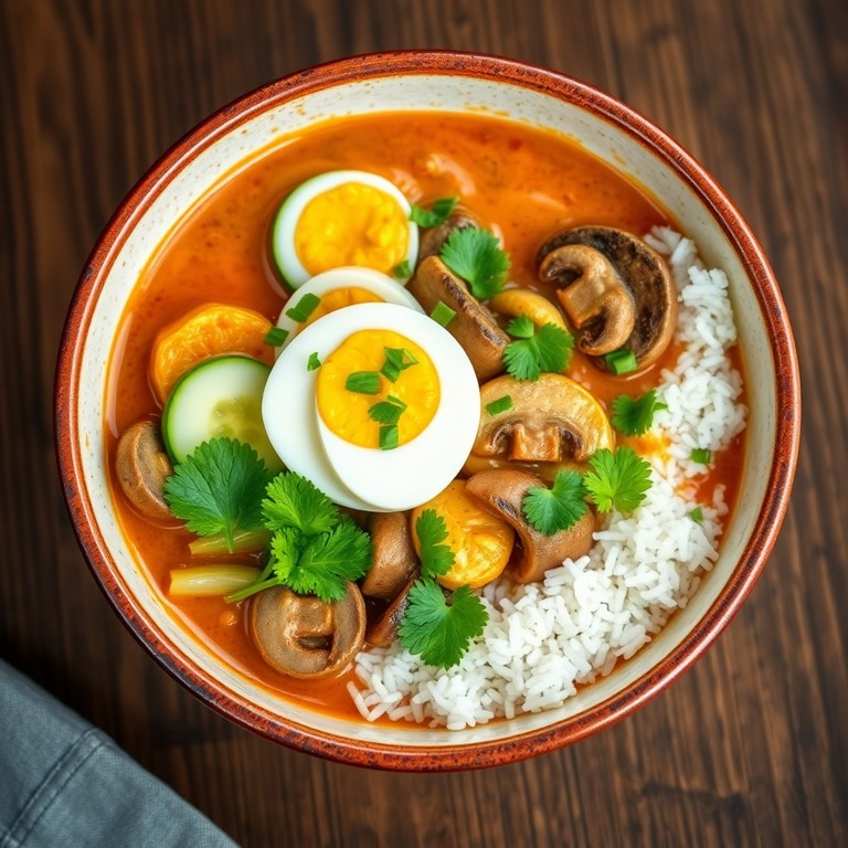 Curry Vegetariano con Corazón de Palmito y Verduras