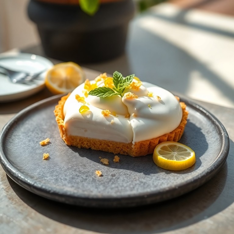 Tarte aux Canistrelli et Mousse de Brocciu au Citron