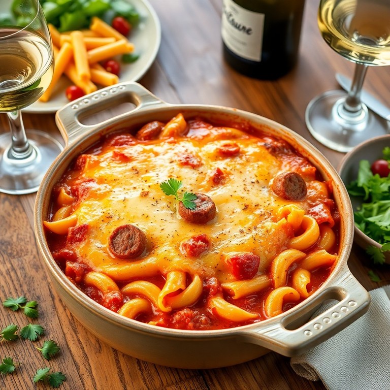 Creamy Tomato & Tuna Fusilli Bake