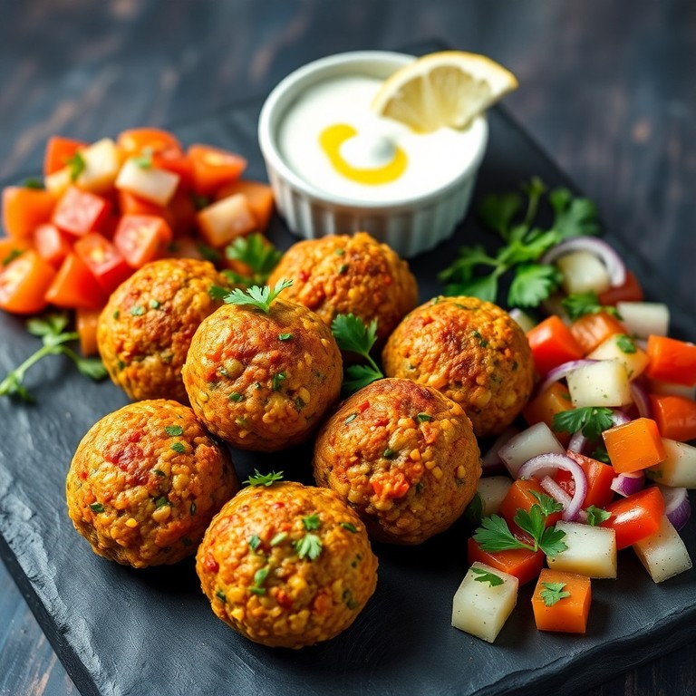 Boulette de Lentilles Corail à la Méditerranéenne