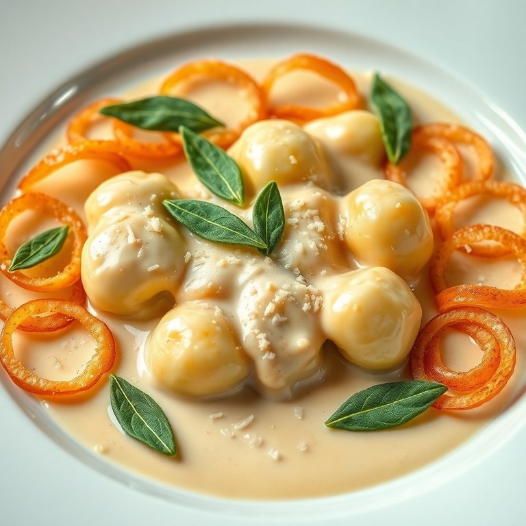 Gnocchis à la crème de sauge et parmesan