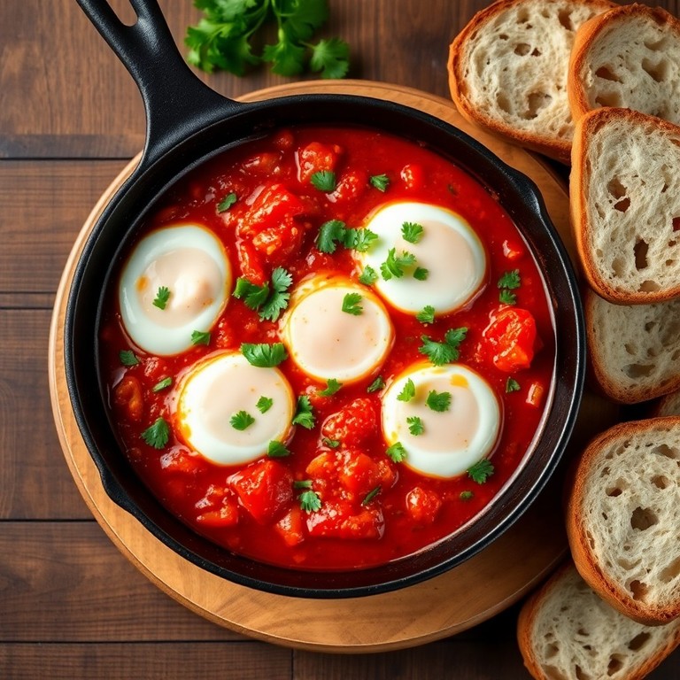 Spicy Tomato Egg Shakshuka