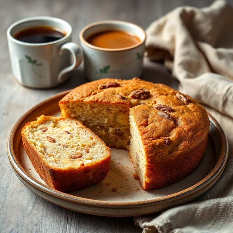 Gesunder Bananen-Reismehl-Kuchen