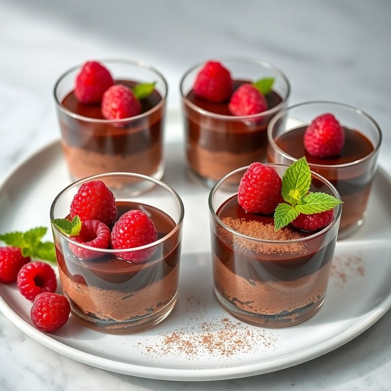 Elegant No-Bake Vegan Chocolate Cheesecake Cups