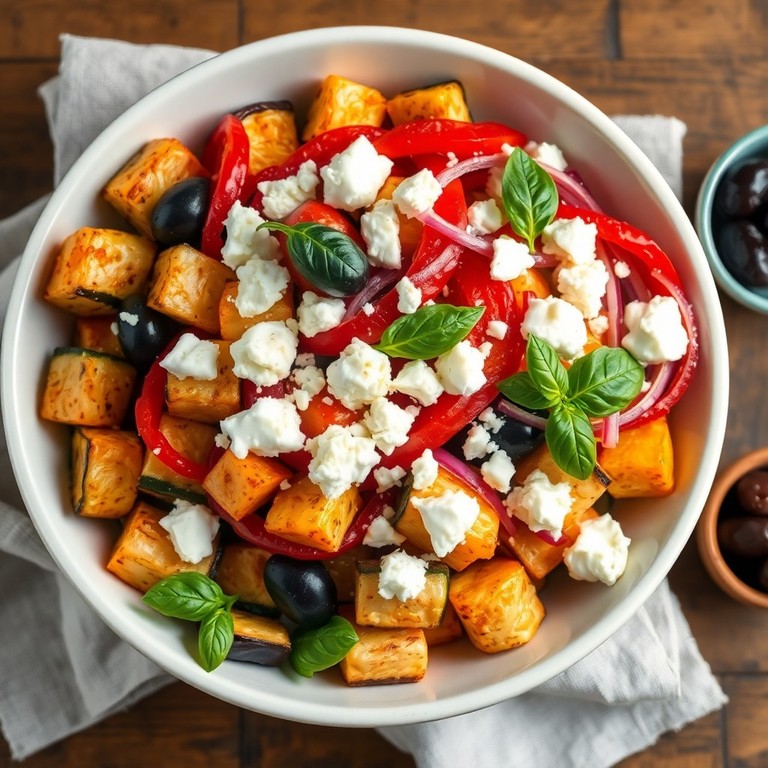 Ensalada Mediterránea de Vegetales Asados