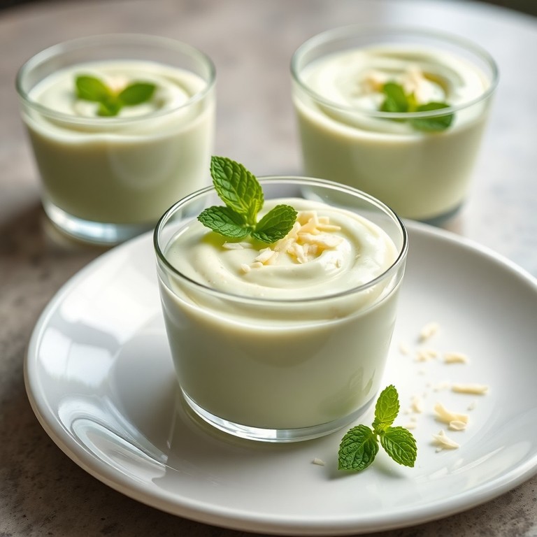 Mousse de Chocolate Blanco y Calabacín