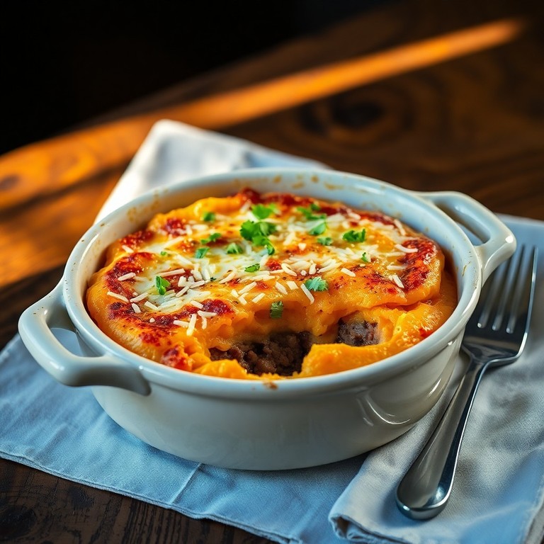 Escondidinho de Batata Doce com Carne Moída