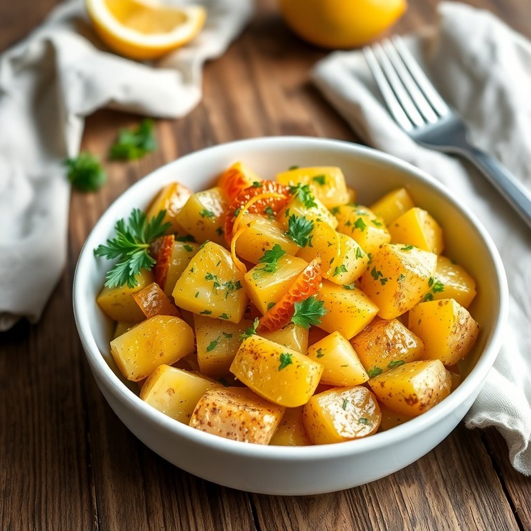 Patate di San Giuseppe in Gremolata di Agrumi