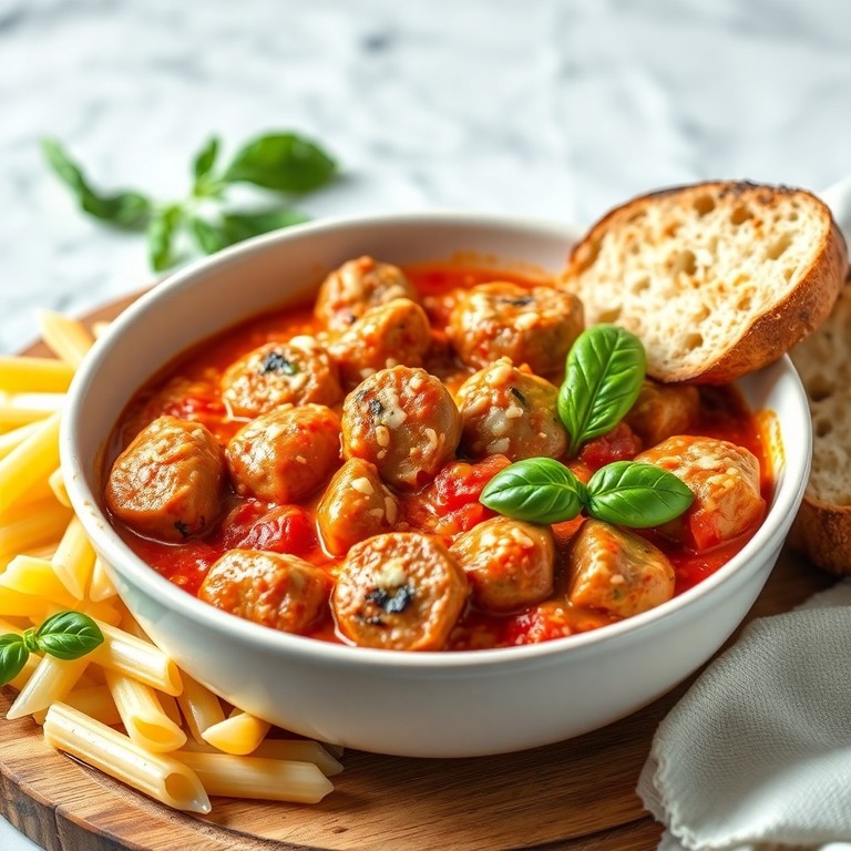 Salsicha Cremosa ao Estilo Italiano