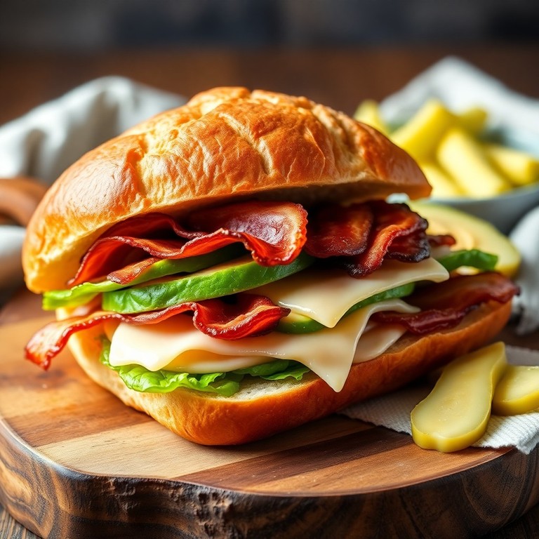 Smoked Turkey & Provolone Ciabatta Sandwich