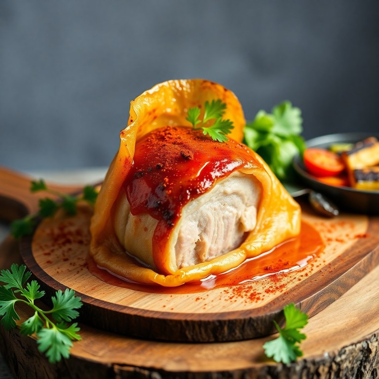 Crépinette de porc au paprika fumé