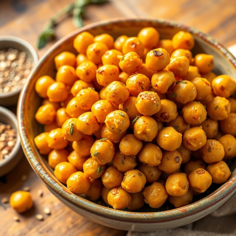 Crispy Chickpea Snack Bites