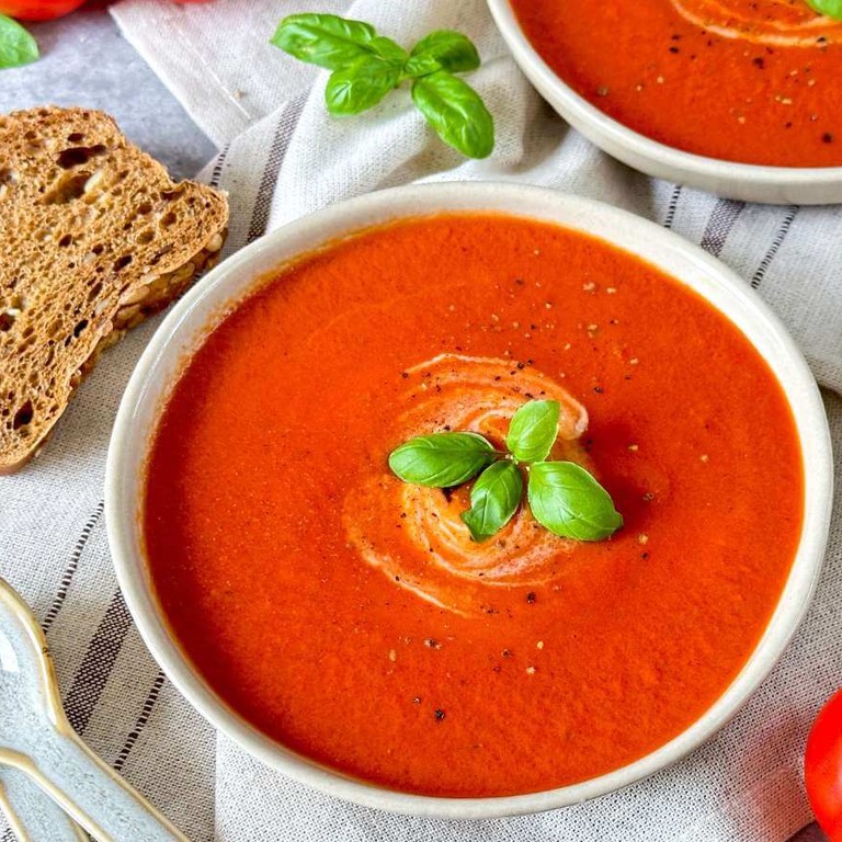 Einfache Tomatensuppe