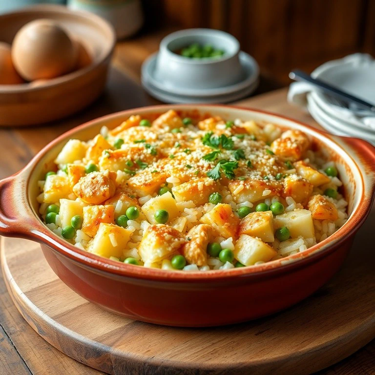 Hearty Chicken and Rice Casserole - Mr. Cook