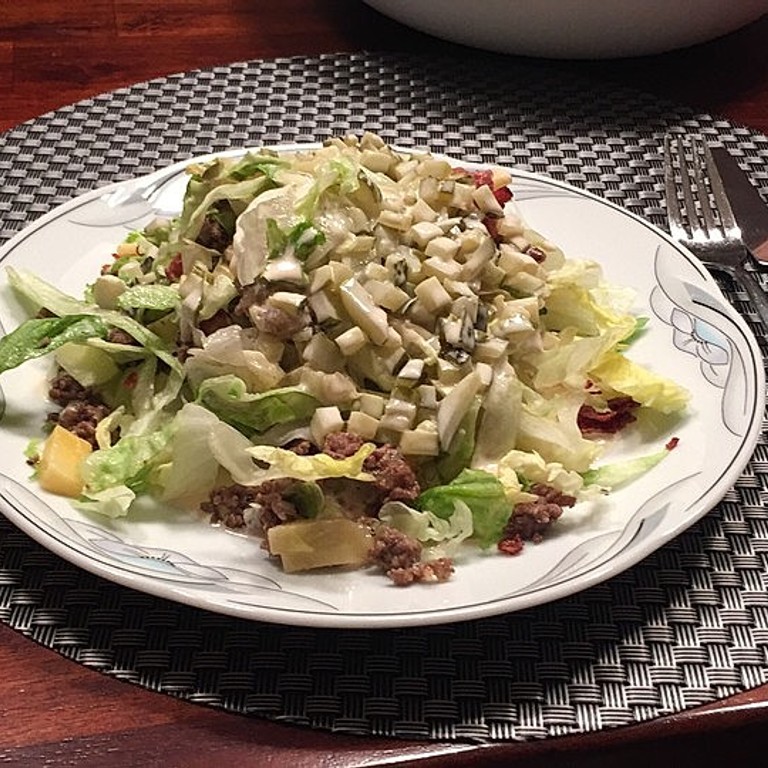 Big Mac Salat Low Carb