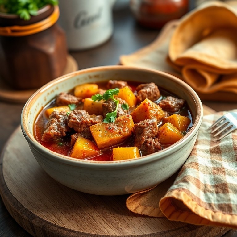 Geroosterde Kip en Pittavlees Stoofpot met Kruidenbouillon