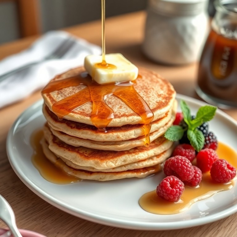 Classic Rye Flour Pancakes