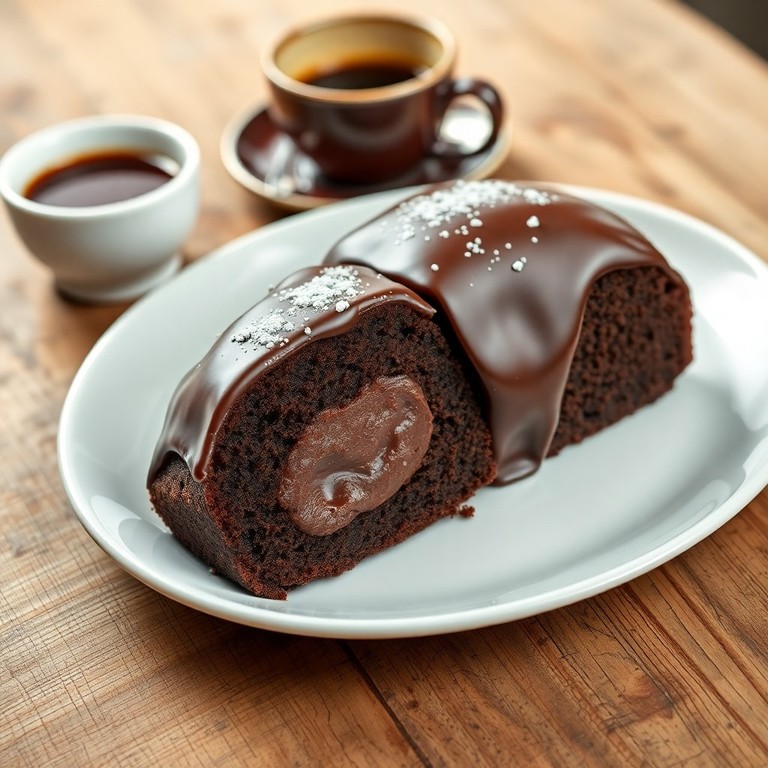 Bolo de Chocolate Molhado com Recheio Cremoso