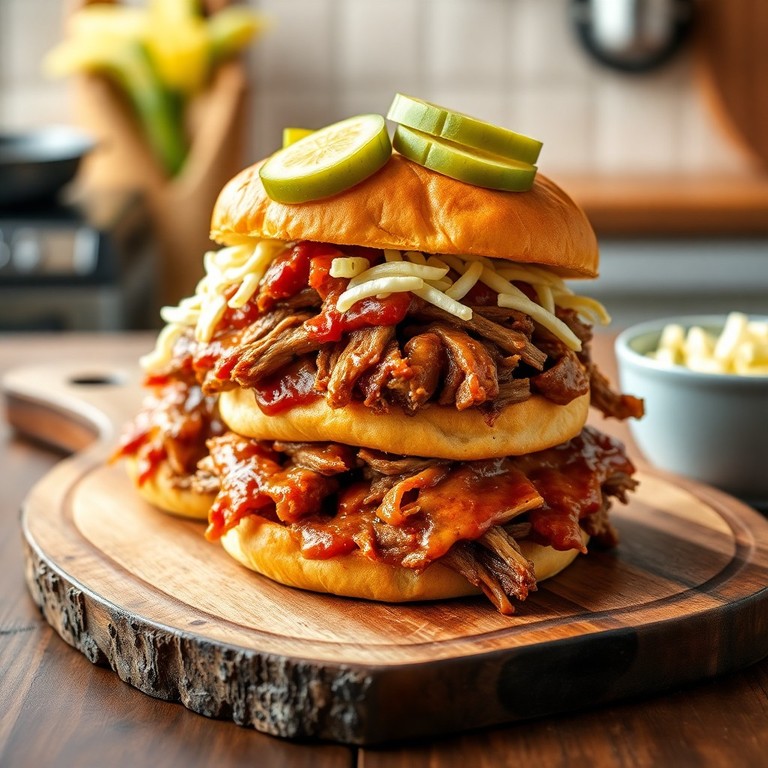 Slow-Roasted Pulled Pork Sandwiches