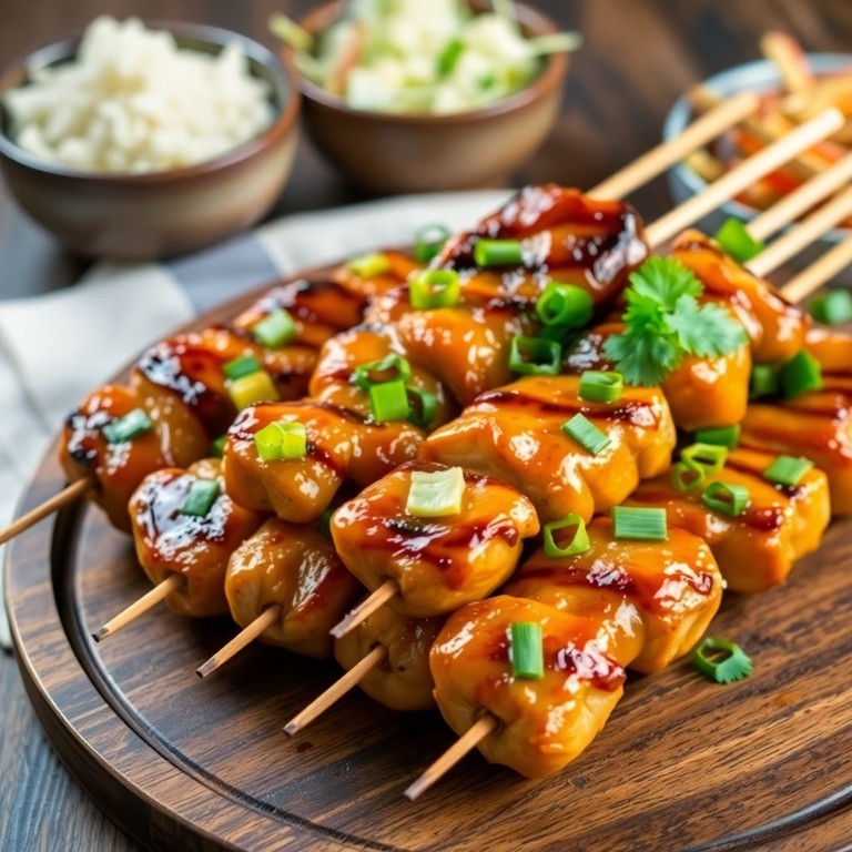 Brochettes Yakitori au Teriyaki et Gingembre