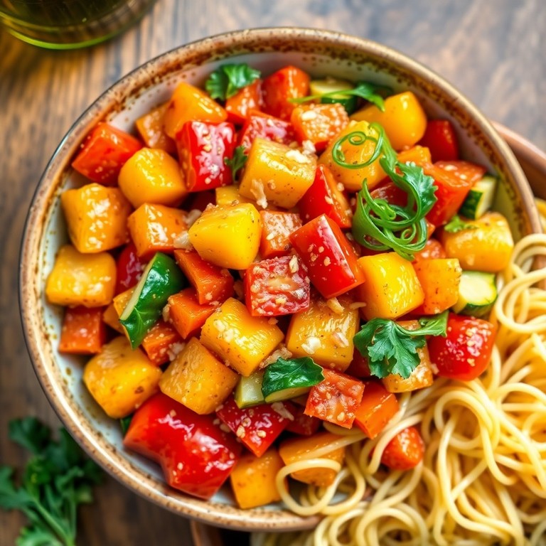Sauté de Legumes com Batata e Alho