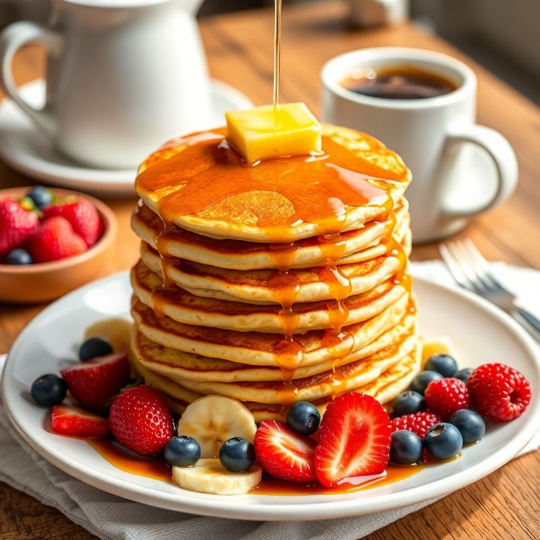 Panquecas Americanas Clássicas com Maple