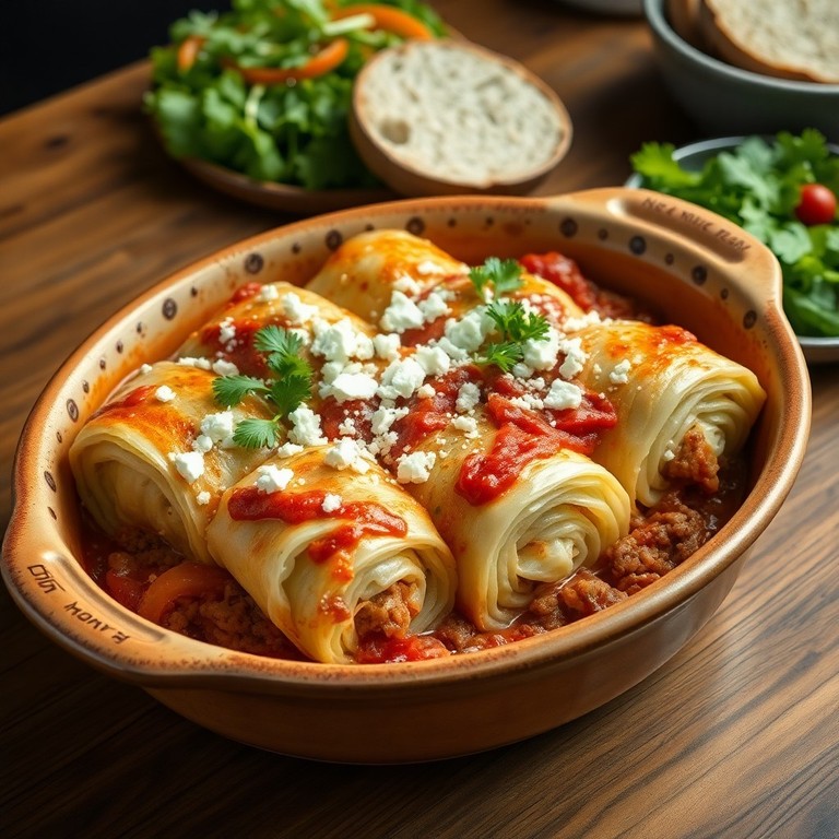 Mediterranean Cabbage Roll Casserole