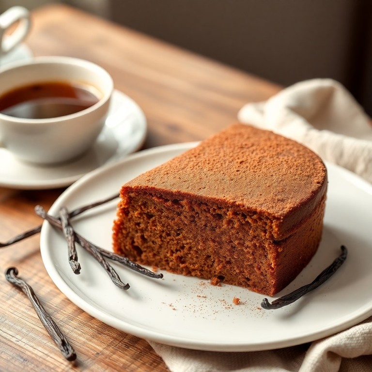 Bizcocho de Cacao y Vainilla con Harina Leudante