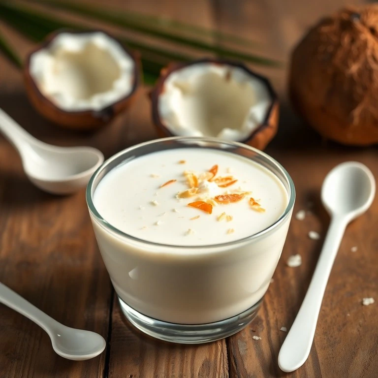 Mousse de Coco Ralado com Toque de Maizena - Mr. Cook