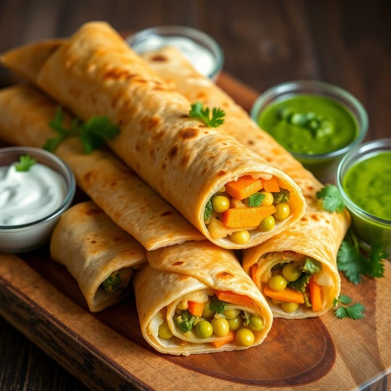 Burbur Vegetable Paratha Rolls - Mr. Cook