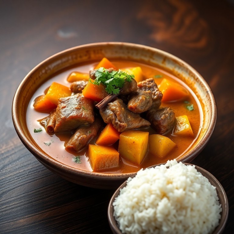 Estofado de Rabo de Toro Estilo Curry Massaman