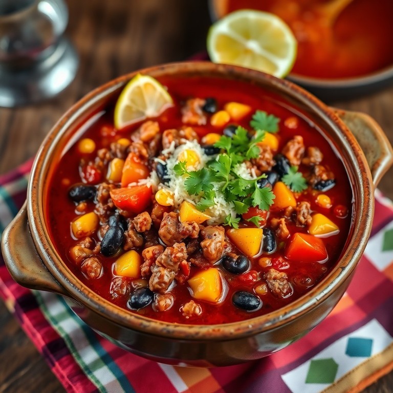 Chili con Carne Épicé à la Façon Tex-Mex