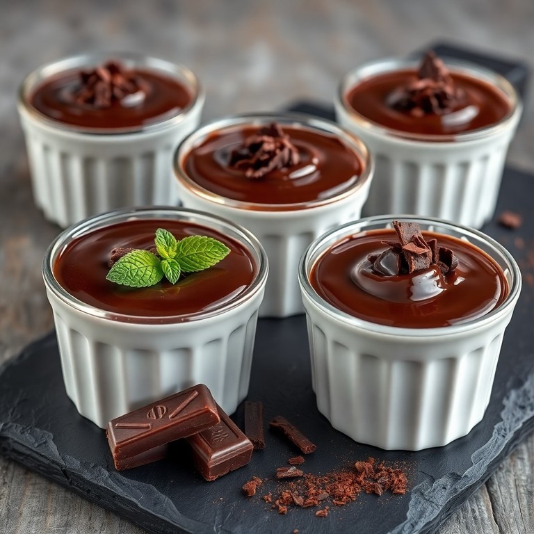 Crème Chocolat Noir Végétalienne à la Maïzena