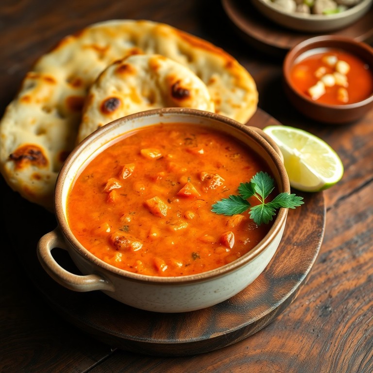 Indiase Linzen Dal met Naan