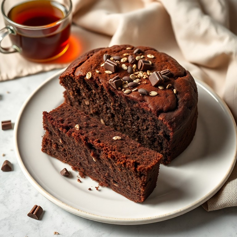 Bolo de Chocolate Fit com Aveia e Sementes