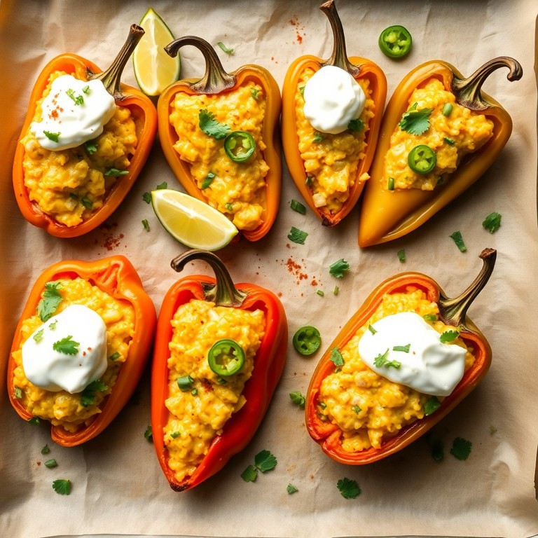 Spicy Cream Cheese Stuffed Anaheim Peppers (Keto Chile Rellenos)