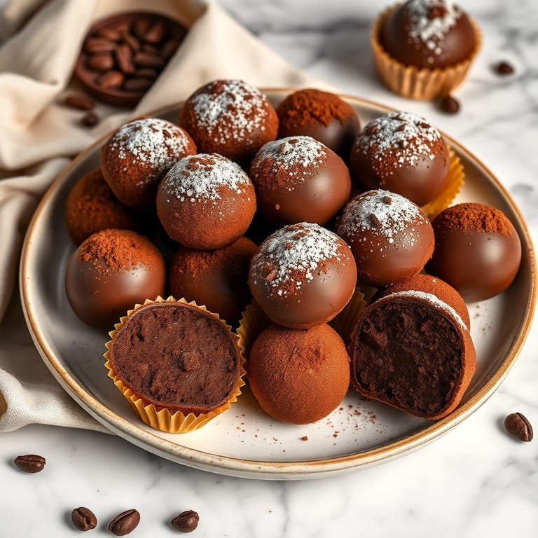 Truffes au Chocolat et Œufs Sans Cuisson