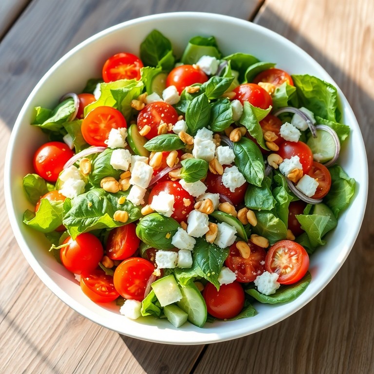 Refreshing Lemon Basil Summer Salad