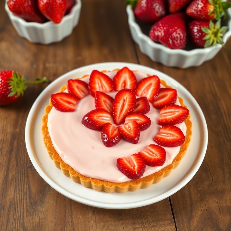 Tarta de Fresa y Queso Cremoso sin Horno