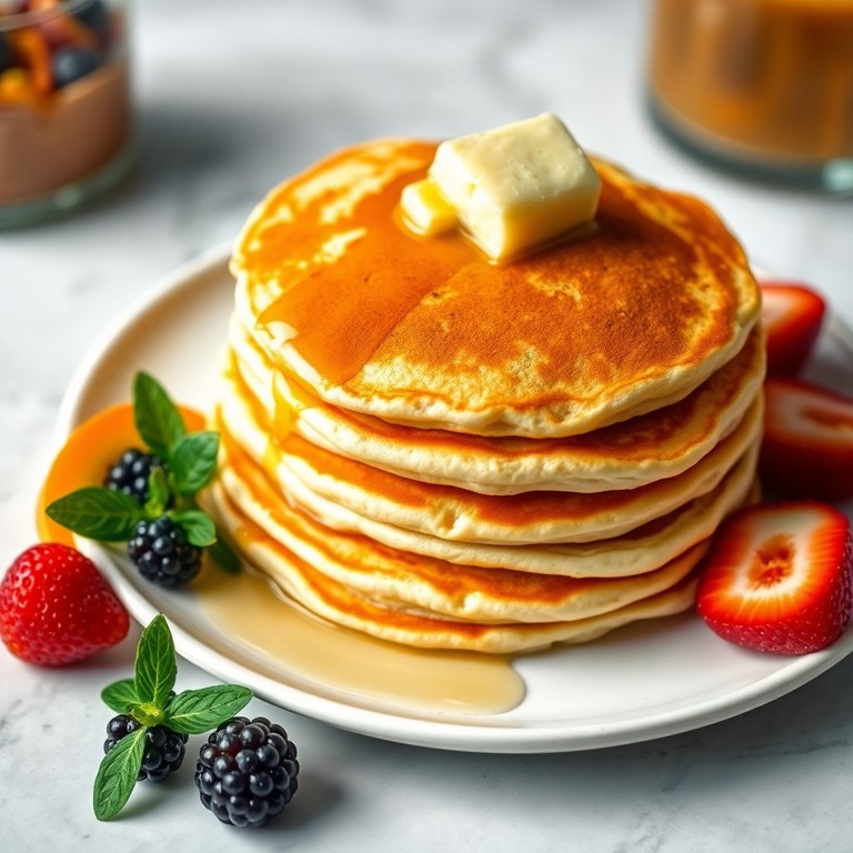 Luchtige Amerikaanse pannenkoeken zonder boter